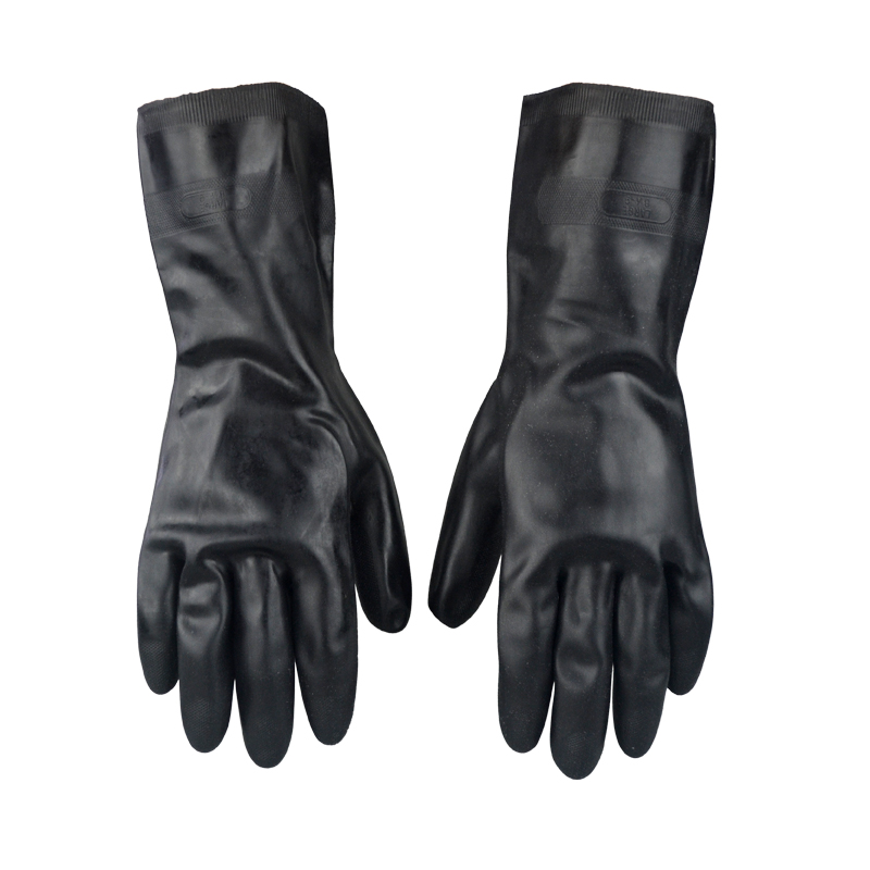 MAPA 420-31CM 氯丁橡胶植绒防化手套 