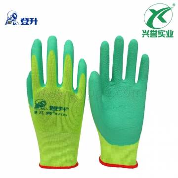 登升 #409 乳胶夏耐磨透气防滑工作手套