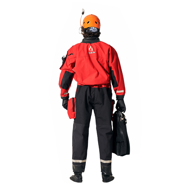 干式救援服HW-SY-O003 防水透气 反光条设计增加可视度与安全性