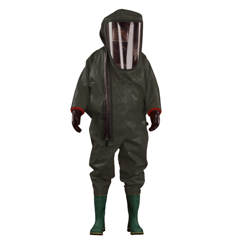 雷斯普斯 Respirex GTB™ 1 型 丁基橡胶防化服  呼吸器内置 增强型气密性防护服