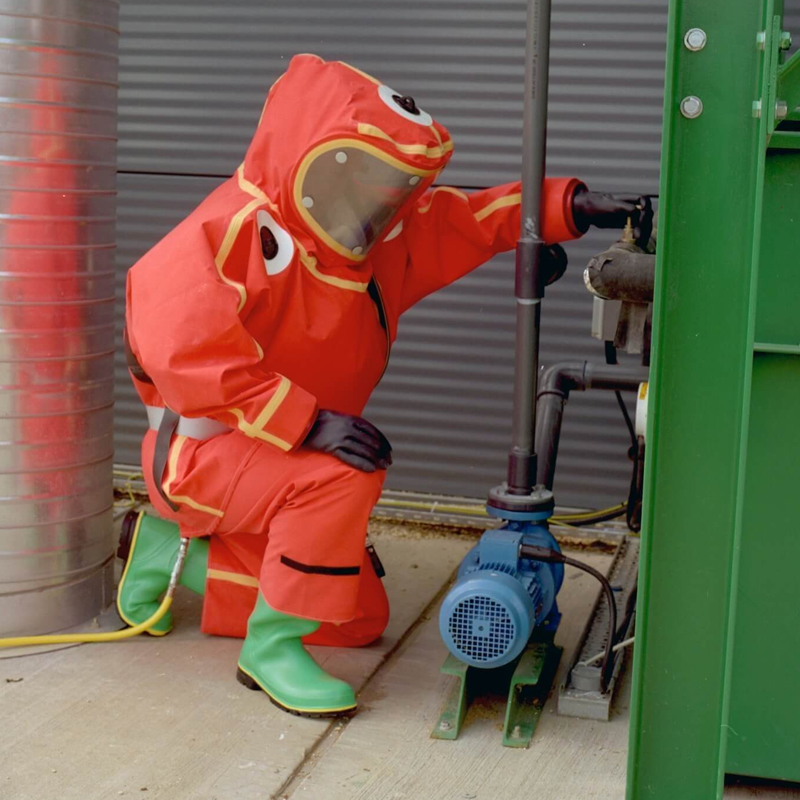 雷斯普斯 Respirex SIMPLAIR HALF C 氯丁橡胶 液密 正压供气半身防护服