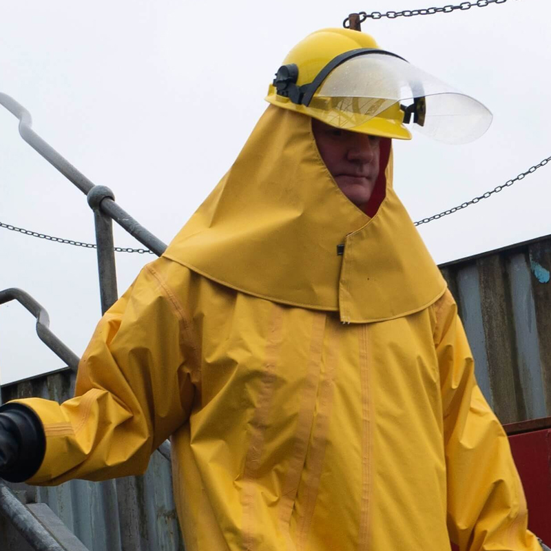 雷斯普斯 Respirex NECK CLOTHS & WRAPS 丁基橡胶 防化学飞溅颈部防护围巾