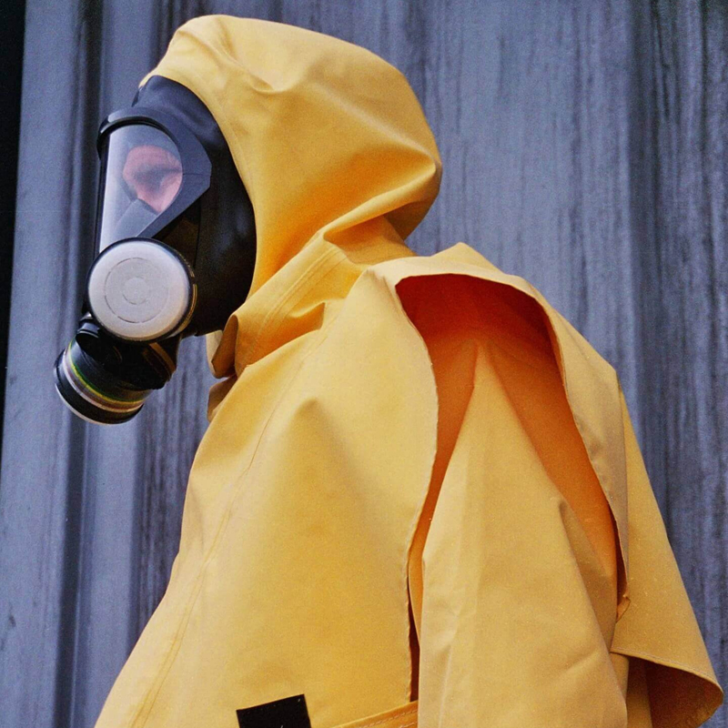 雷斯普斯 Respirex CHEMICAL SPLASH HOOD 丁基橡胶 防化学飞溅防护头罩